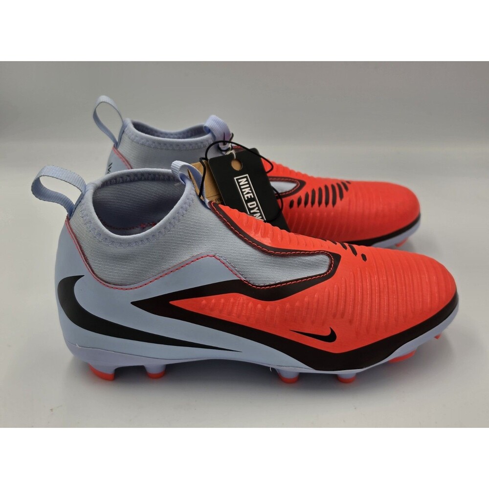 Nike Phantom 6 High Academy MG Laceless Soccer Cleats Size 2Y Youth HQ2042-400